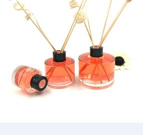 Στρογγυλά μπουκάλια διασκορπιστών γυαλιού 100ML, μπουκάλια διασκορπιστών αρώματος με τα ραβδιά καλάμων